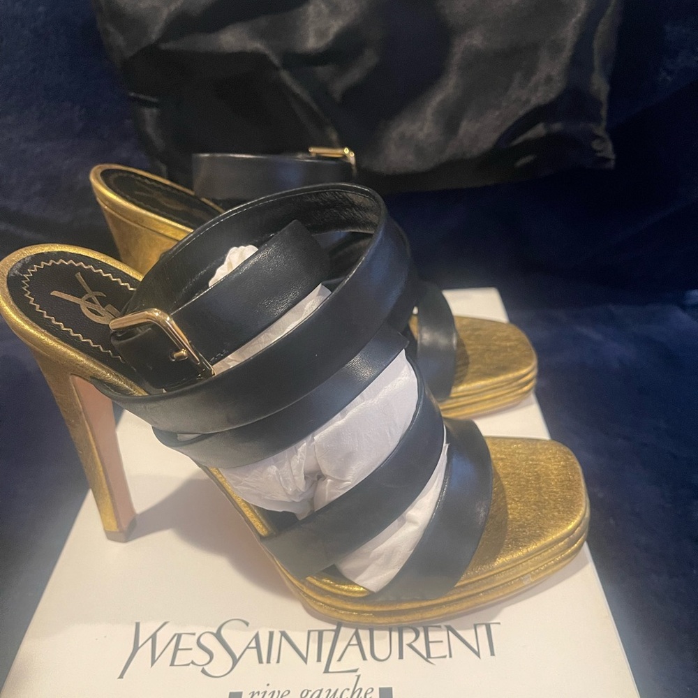 Ysl Rive Gauche Sandals - image 8